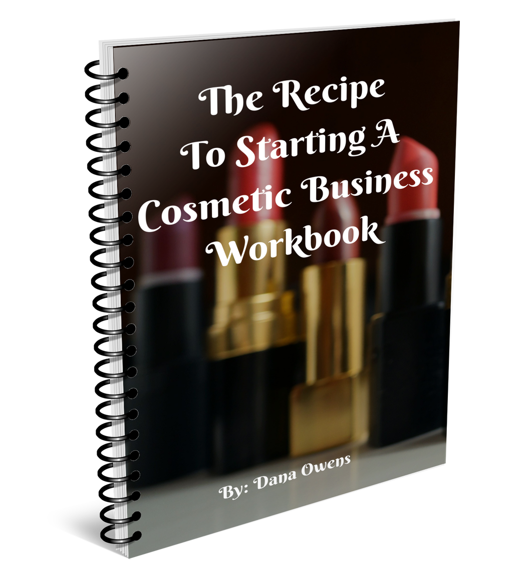Starting a Cosmetic Business Workbook(Hard Copy)